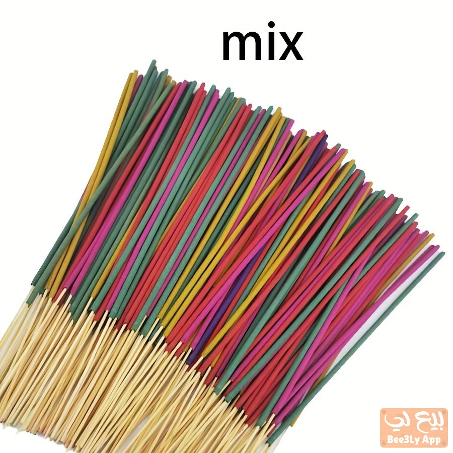 عصي عود معطّر قابل للاحتراق مختلط رائحته جميلة..  10 قطع بـ 3 دراهم  Scented, combustible oud sticks 2