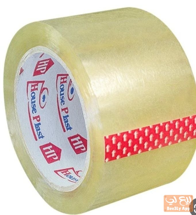 شريط لاصق شفاف عريض وقوي 5 دراهم فقط  Wide, strong, transparent adhesive tape  Only 5 dirhams 1
