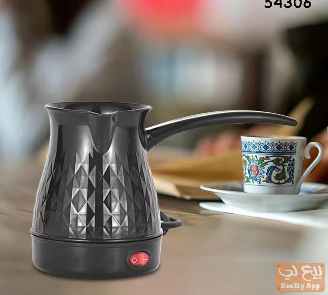 ماكينة صنع القهوة ،بتصميم مريح وخفيف ، ومقبض سهل الإمساك ، تسخين تلقائي  فقط 25 درهما  Coffee maker, 1