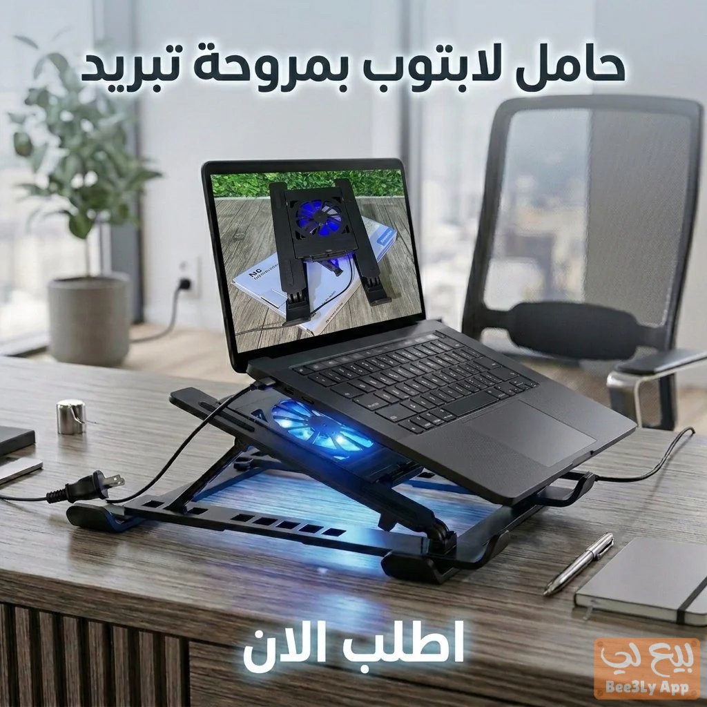 حامل لاب توب بمروحة 1